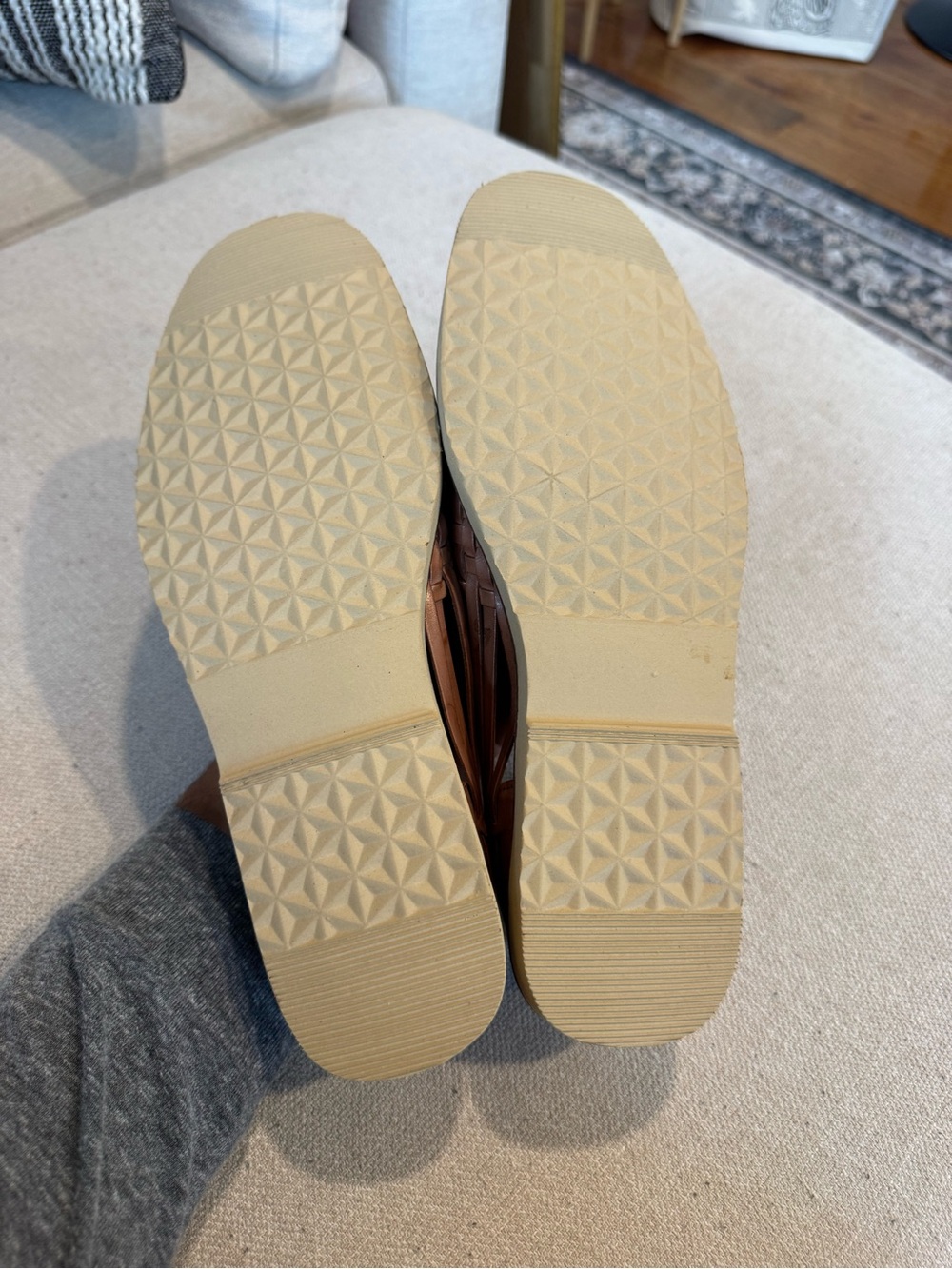 Sunsteps Woven Huarache Sandal Loafers, Brown, Men’s Sz 11 NWB - Picture 9 of 10